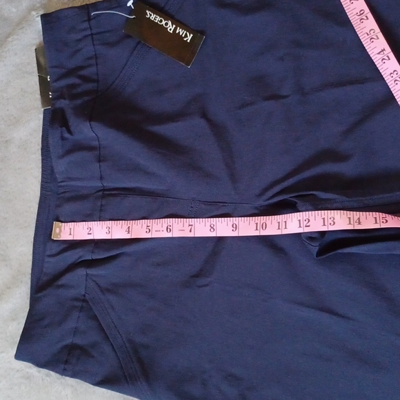 KIM ROGERS Navy Blazer Dress Pants Average Women's Size 16 Super Stretch  NEW. - Picture 6 of 13